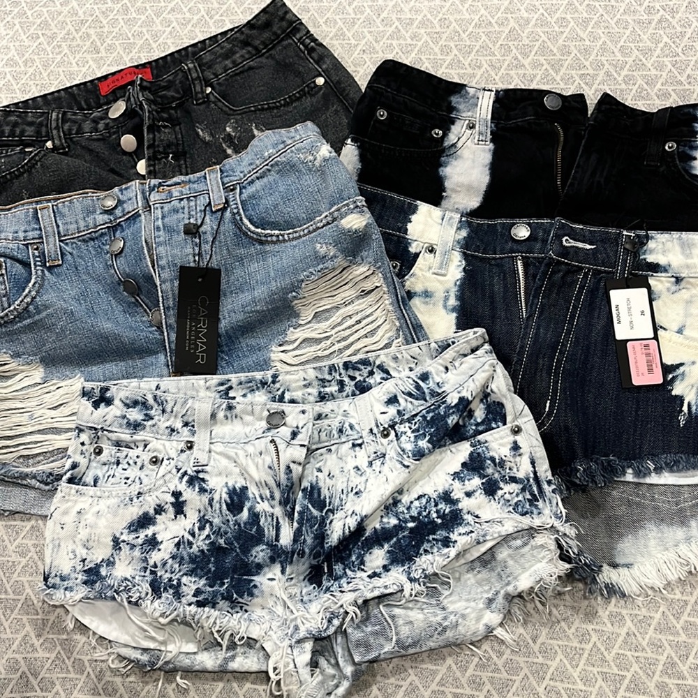 Summer Denim Shorts 5 Pieces CARMAR Los Angeles